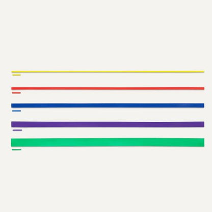 Amazon Basics Exercise Resistance Bands for Working Out, Set of 5, Multiple Resistance Levels
