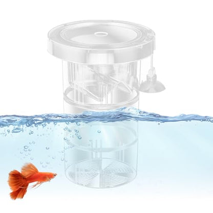 Aquarium Fry Nursery – Compact Breeding Chamber, 12x12x12cm Divider Habitat, Easy Install Structure | Aquatic Care Equipment with Isolation Space for Guppy Shrimp Betta Saltwater Organisms Recovery