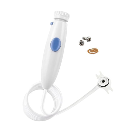 Replacement Handle Hose Parts Waterpik Replacement Parts Compatible with Waterpik water flosser WP-100 WP-300 WP-660 WP-662 WP-670 WP-672 WP-900 Oral Hygiene repair kit Accessories (White) - color: White