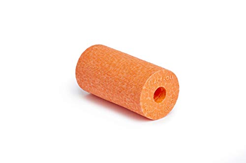 BLACKROLL - Micro Foam Roller, Small Deep Tissue Massage Tool for Feet, Hands, and Arms, Use for Travel, Exercise and Muscle Recovery and Plantar Fasciitis Relief, 6cm (2.3") x 3cm (1.2") - color: Orange