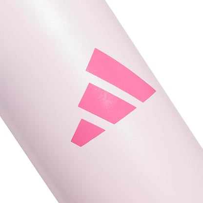 adidas Metal Water Bottle 600 mL | Double-Wall Insulated, Leak-Resistant Lid, BPA-Free, Durable, Workouts & Daily Use - color: Clear Pink/Grey/Pink Fusion/M