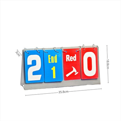Tabletop Scoreboard Flip Number Score Board for Team Game Training