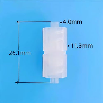Dual-End Movable Male Luer Lock Adapter for Laboratory Biochemical Analytical Instruments Food Machinery 50PC/PK (Double Movable Male Luer, PP) - size: Double Movable Male Luer, PP