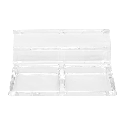 Aquarium Glass Cover Clip, 20Pcs/Set Clear Acrylic Clip Holder Support Clamp Accessory for Aquarium Fishtank(10mm)