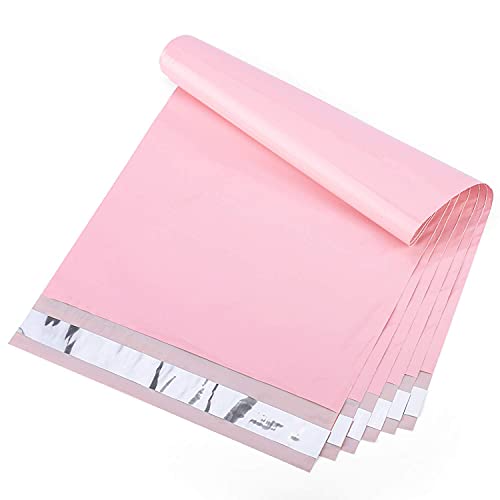 Metronic Poly Mailers 10X13 200 Pack, Strong Adhesive Shipping Envelopes for Clothing, Medium Shipping Bags for Small Businesses, Waterproof Mailers Poly Bags, Packages Bags Light Pink - size: 10x13 200PC