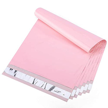 Metronic Poly Mailers 10X13 200 Pack, Strong Adhesive Shipping Envelopes for Clothing, Medium Shipping Bags for Small Businesses, Waterproof Mailers Poly Bags, Packages Bags Light Pink - size: 10x13 200PC