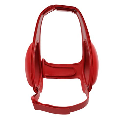 Snapdown Wrestling Headgear, Soft Adjustable Ear Guard for Adults and Youth, MMA and BJJ, One Size - color: Red