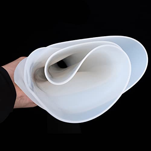 20" x 20" Sticky Silicone Sheet 1/8" (3mm) Thick Translucent Rubber Pad Gel Mat High Temperature Resistance 1 Pack