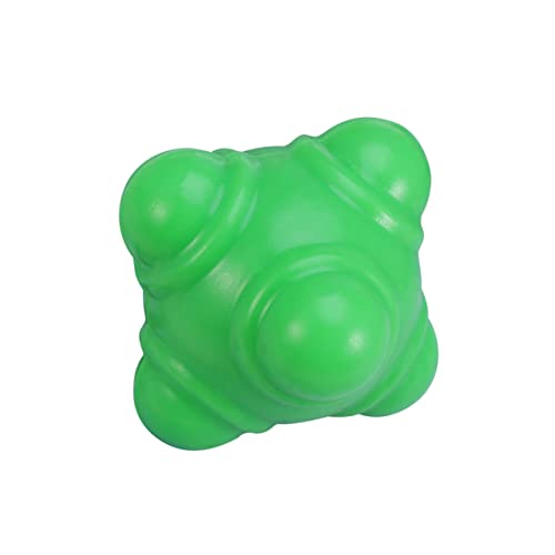BESPORTBLE 3pcs Fitness Reaction Soccer Training Equipment Reaction Football Agility Bounce Training Balls Football - color: Green, size: Medium