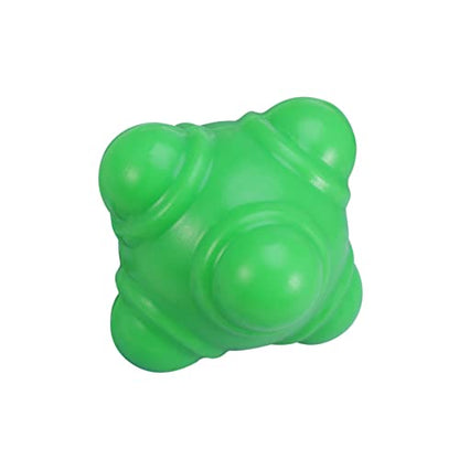 BESPORTBLE 3pcs Fitness Reaction Soccer Training Equipment Reaction Football Agility Bounce Training Balls Football - color: Green, size: Medium