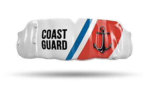 Impact Custom Professional MMA/Boxing/Muay Thai Mouthguard with Trim for Gag Reflex - color: Coast Guard