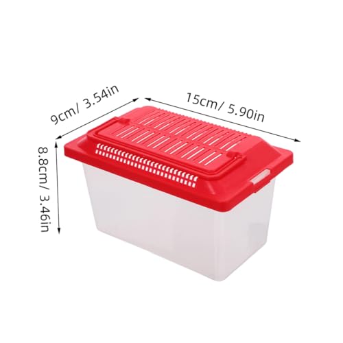 BESPORTBLE Portable Fish Tank Handheld Turtle Box for and Pets Lightweight Leakproof Transport Container for Outdoor Adventures and Travel