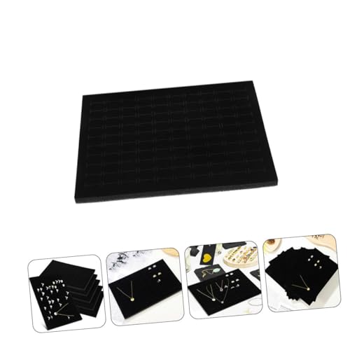 WOONEKY 4pcs Ring Display Box Inserts Showcase Sponge Support Jewelry Sponge Pad Soft Jewelry Storage Inserts