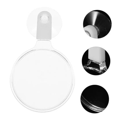 NOLITOY 4pcs Acrylic Glass with Cup for Fish Tank Betta Fish Plants and Spiders Viewing Tool Easy Installation and Sturdy Design