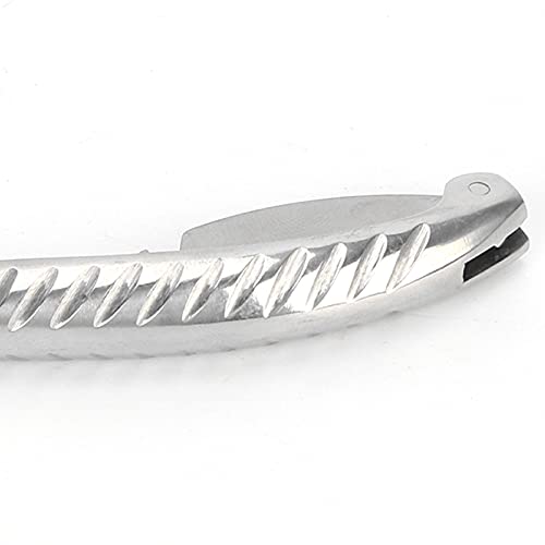 Pig Tooth Nipper Pliers, Stainless Steel Pig Teeth Clippers, 14cm/5.5in Pig Teeth Cutting Tool with Ergonomic Handle, Gourd Shaped Piglet Teeth Pliers for Home and Farm