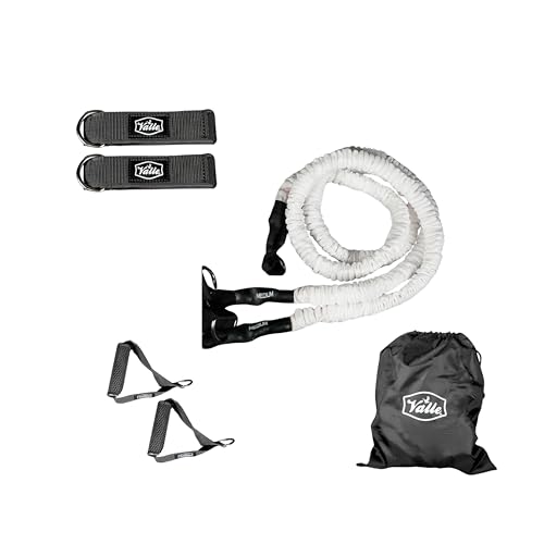Resistance Arm Bands - Injury Prevention - Recovery - Interchangeable Handles | Cuff and Handle - Protective Band Sleeve & Different Resistances - Valle Training - size: Heavy