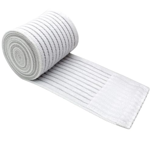 Cold Pack Strap, Elastic Belt to Wrap Cold Pack, Ice Pack Extender Strap, Add Length to Most Ice Pack, Multifunctional (White) - color: White
