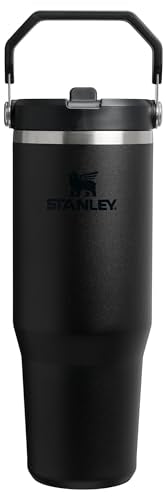 STANLEY IceFlow 2.0 Flip Straw Tumbler, 30 oz, Black 2.0 - color: Black 2.0, size: 30 Ounces