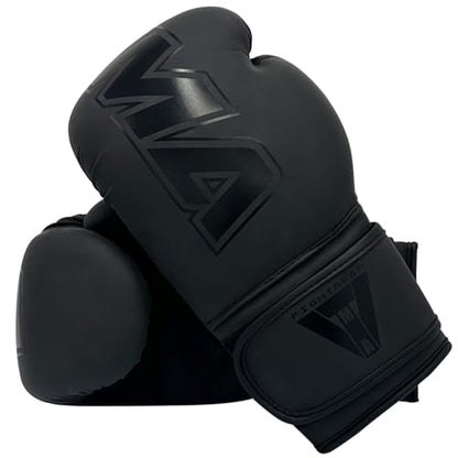 TMA Boxing Gloves for Women - Punching Bag Gloves, Training Boxing Equipment - Kickboxing & Muay Thai Gloves, Punching Gloves, Adult Boxing Gloves - color: Black, size: 14 OZ