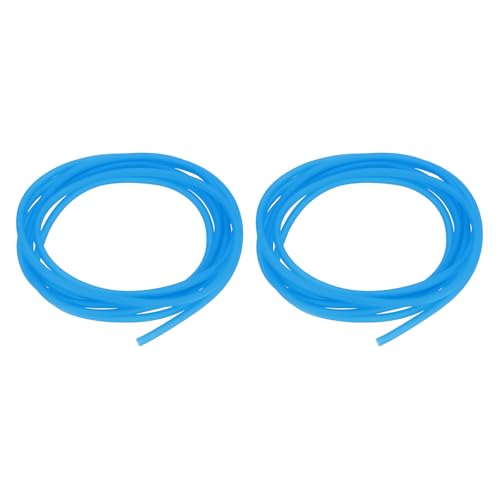 Pump Tubing, 4mm ID x 6 mm OD 9.8ft Aquarium Hose,(Blue, 2 Pack), Intended for Saltwater Reef Tank/Aquarium Pump Fluid Transfer/Replacement Tubing for Container - color: Blue