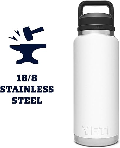 YETI Rambler 36 oz Bottle, Vacuum Insulated, Leakproof, Stainless Steel with Chug Cap - color: Upland Bird Olive