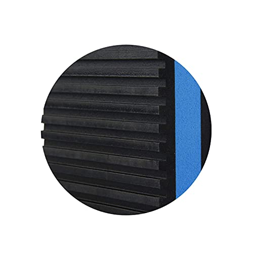 Rubber Anti-Vibration Isolator Pads,Heavy Duty Blue EVA Pad for Air Conditioner,Compressors,HVAC,Treadmills etc(2'' X 2'' x 7/8'') - size: 2'' X 2'' x 7/8''