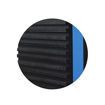 Rubber Anti-Vibration Isolator Pads,Heavy Duty Blue EVA Pad for Air Conditioner,Compressors,HVAC,Treadmills etc(2'' X 2'' x 7/8'') - size: 2'' X 2'' x 7/8''