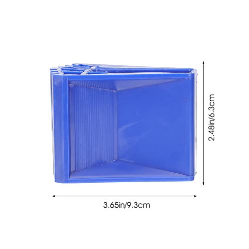 Homoyoyo 2pcs Non- Ladder Feet Pads Rubber Covers for Enhanced Stability and Safety Skid Mats for Ladders and Telescopic Stairs - color: Blue