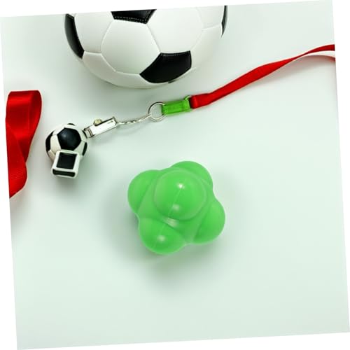 KICHOUSE Silicone Hexagonal Reaction Ball Portable Agility Training Tool for Speed Reflexes Coordination Sturdy Lightweight Design for Versatile Sports Exercises for Adults