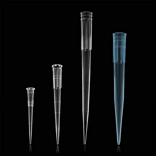 200ul Pipette Tips - Universal Pipette Tips - Racked,RNase/DNase Free & Pyrogen Safe, 96 Tips/Rack Pk x 10 Racks（960 Tips） (200ul - Clear) - size: 200ul - Clear