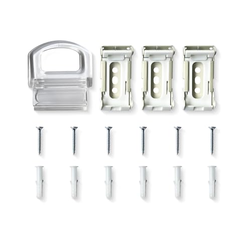 AOSKY Roller Shades Accessories Replacement Installation Brackets Easy to Install Roller Blinds Repair Kit