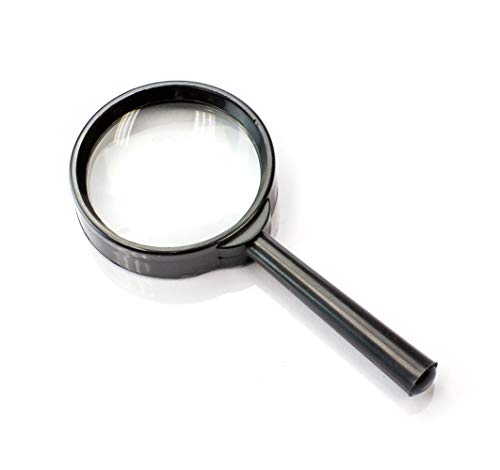 SE 5x Handheld Magnifier, 2" Glass Lens Dia. - MH7005C