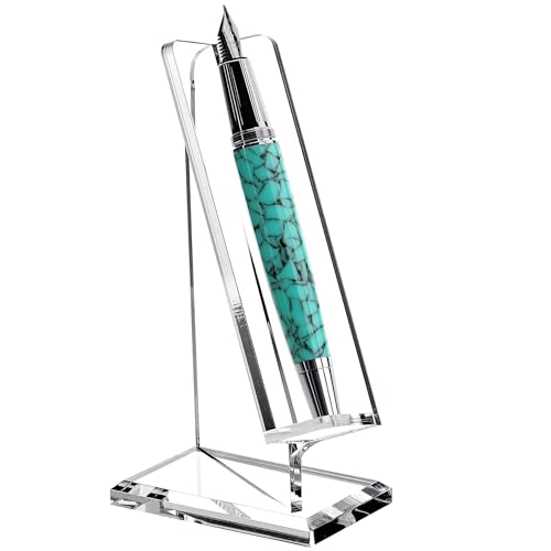 Acrylic Pen Holder Desktop Display, Vertical Fountain Pen Pencil Stand Ballpoint Showholder, Clear Makeup Brush Rack, Paintbrush Drying Support Organizer Desk for Exhibitions,Office,Store Use - style: Vertical Pen Holder（1PCS)