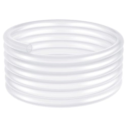 AUAUY 8mm ID X 11mm OD Clear PVC Vinyl Tubing, 5m/16ft Length Lightweight Flexible Tubing Hose, UV Chemical Resistant, Food Grade Plastic Pipe for Irrigation Water Oil Transfer Aquarium, Non-Toxic - color: 5m/16ft length, size: 8mm ID x 11mm OD