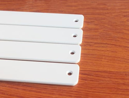 4 Pack - L 9" x H 6" x W1.5, 5mm Thick White L Shelf Bracket, Iron Shelf Brackets, Metal Shelf Brackets, Floating Shelf, Shelf Supports with Screws - size: 9''x6'', style: White 4 Pack