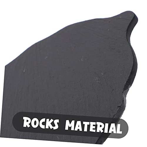 Decorative Basking Platform for Turtles 100% Natural Stone Turtle Tank Rock Feeding Dish and Ramp for Tortoises Suitable for Aquarium and Terrarium