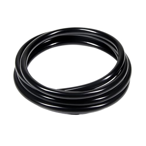 Revive Furniture 1/3/5/10M Silicone Tube Food Grade Rubber Hose Black Flexible Aquarium Air Irrigation Pipes Water Connector Garden Hoses(3 meters,ID 0.5mm x OD 1mm) - color: 3 meters, size: ID 0.5mm x OD 1mm