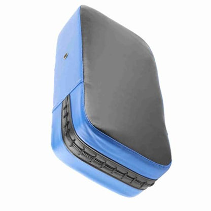 Taekwondo Kicking Strike Pad | Handheld Punching Target for Boxing/Martial Arts Training | High - Strength Nylon Rope Sealing | PU Leather & Foam Padding | 40x20x10cm (Blue)