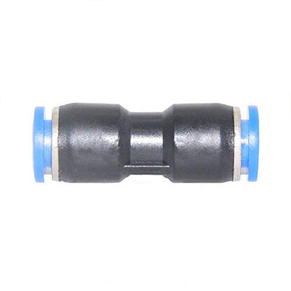 Beduan Push to Connect Fitting, 8mm Tube OD Pneumatic Quick Adapter Tubing Air Hose Line Pipe Fitting 20Pcs For 5/16" Tube OD - size: 8mm (20Pcs)