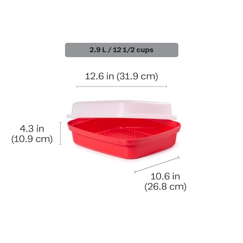 Tupperware Season-Serve Marinating Container, Dishwasher Safe and BPA Free Container (2.9 L/12.5 Cups)