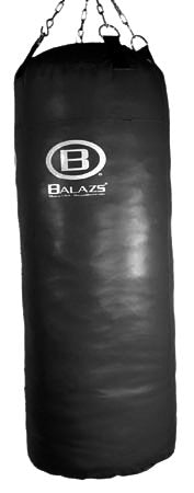 Balazs Coated Canvas Heavy Bag - Double-End Ready - color: Black, size: 150 lb (18"x50")