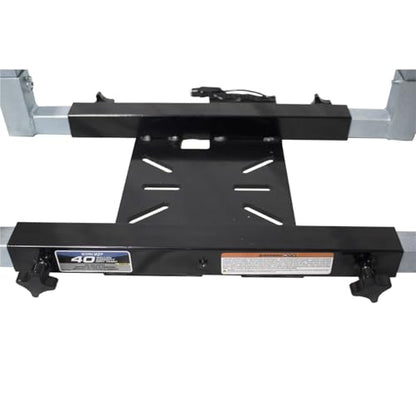 K Tool International XD63136 Fuel Tank to Transmission Jack Adapter Kit for Garages, Repair Shops, and DIY, Universal Connector Plate, 40 Gallon Capacity, Pads, Ground Wire, (4) 3" x 5.5" Foam Support