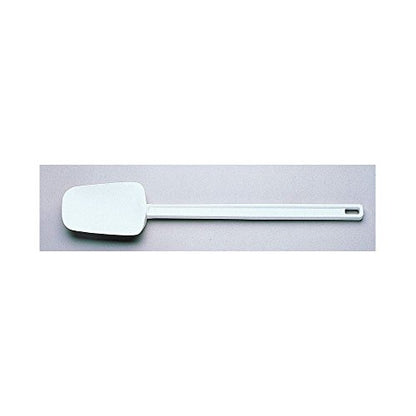 Rubbermaid Commercial Products Scraper Spatula, 9.5-Inch, White, Spoon Shaped Food Scraper for Baking/Mixing/Cooking in Kitchens - size: 9.5 Inch, style: Spoon Spatula