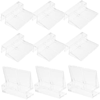 GALPADA 16pcs Fish Tank Lid Supports Easy Install Acrylic Cover Racks for Aquariums Sturdy Holders for Tank Lids Safe for Fish and Pets Convenient Cleaning Accessory