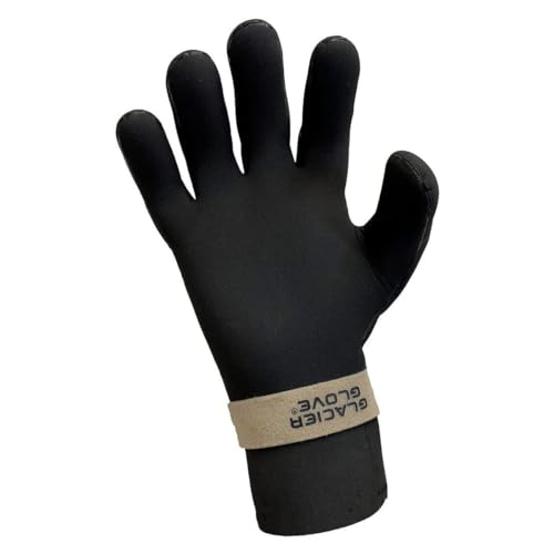 Glacier Glove Men's Perfect Curve Waterproof Fleece-Lined Neoprene Gloves | Blind Stitched, Seamless Palm, Pre-Curved Fingers Handwear - size: Medium