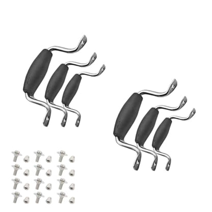 6pcs Stainless Glass Pot Lid Handle, for Cookware Pan Lid Holding Cookware Replacement Handle High-Temperature Resistant