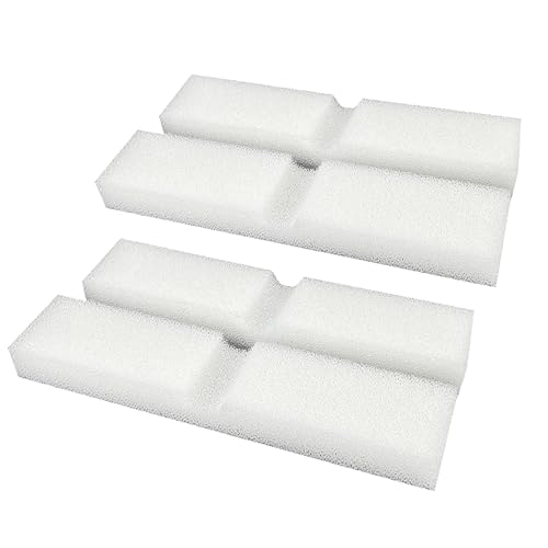 4 Pcs Foam Filter Pads for Fluval Fx4 FX5 FX6 Canister Filter Aquarium Bio Sponge Replacement - size: 4 Pcs