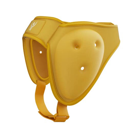 Snapdown Wrestling Headgear, Soft Adjustable Ear Guard for Adults and Youth, MMA and BJJ, One Size - color: Athletic Gold