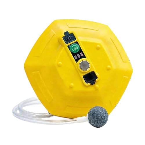 Floating Aerator, IPX7 Waterproof Rechargeable Bait Bucket Aerator, Portable Live Bait Oxygen Pump for Fishing, Livewell & Fish Tank, USB Powered Air Pump for Transport