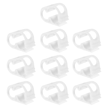ULTECHNOVO 10 Pcs Silicone Hose Clamps Adjustable Tubing Clips Flow Regulator Water Flow Control Shut Off Clip for Siphon Hose in Industrial and Plumbing Use